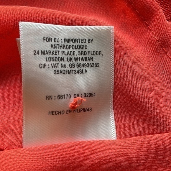 Moulinette Souers Anthropologie lace side zip peplum top size 2 - Picture 15 of 15